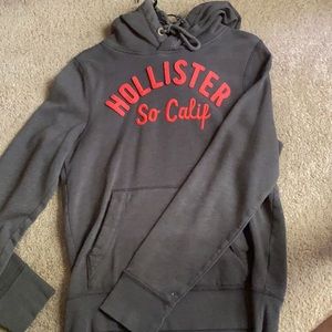 Grey Holister Hoodie / M